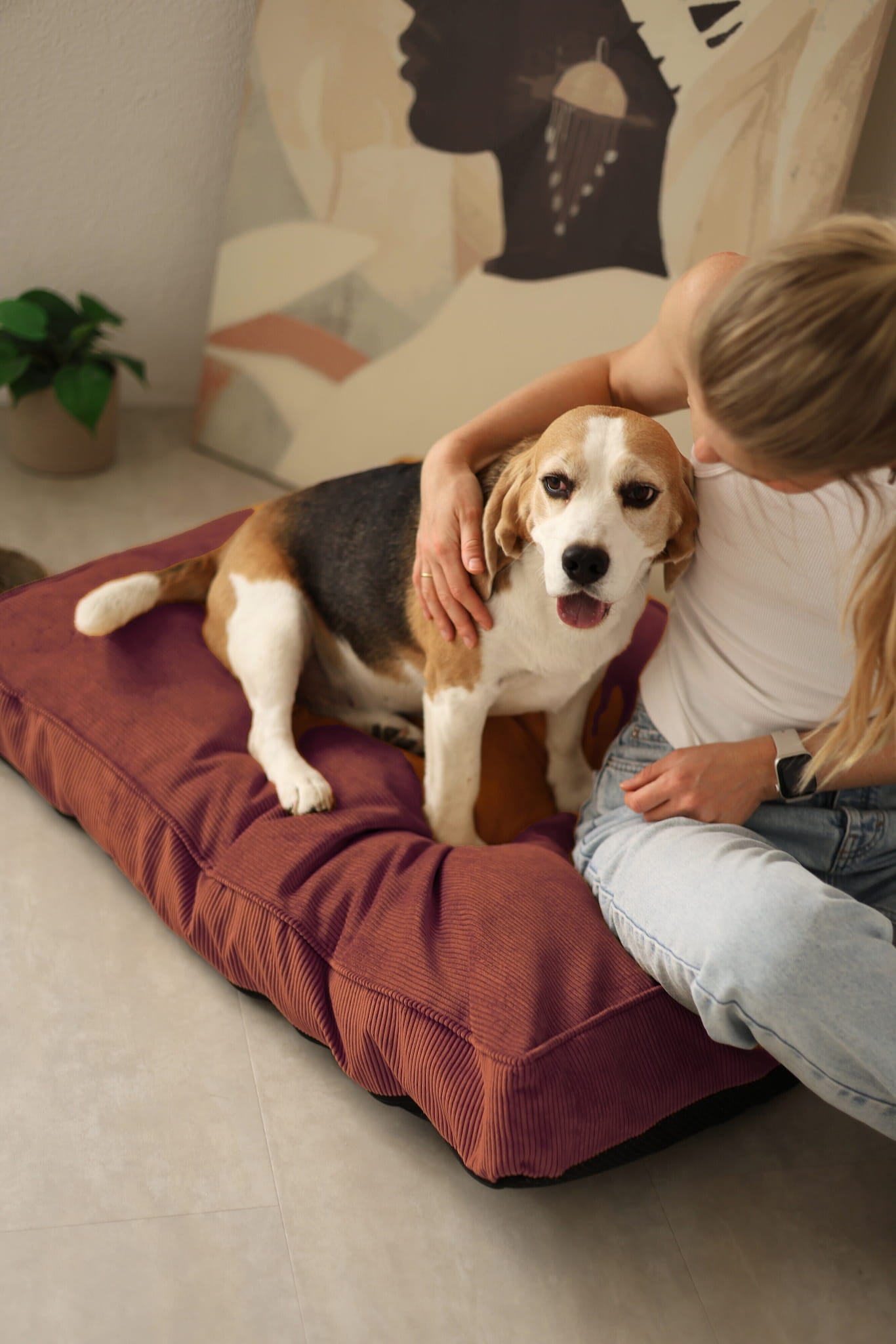 CORY Stylish Corduroy Dog Mattress — Dog Cushions Collection