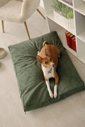 Large Rectangular Dog Bed CORY by FOFFINY — Washable Cover
