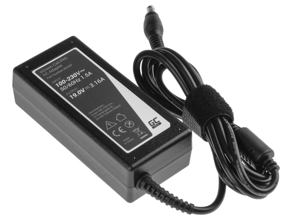 Green Cell Pro 60W Portable Charger for Samsung NP270, NP300, NP-R40