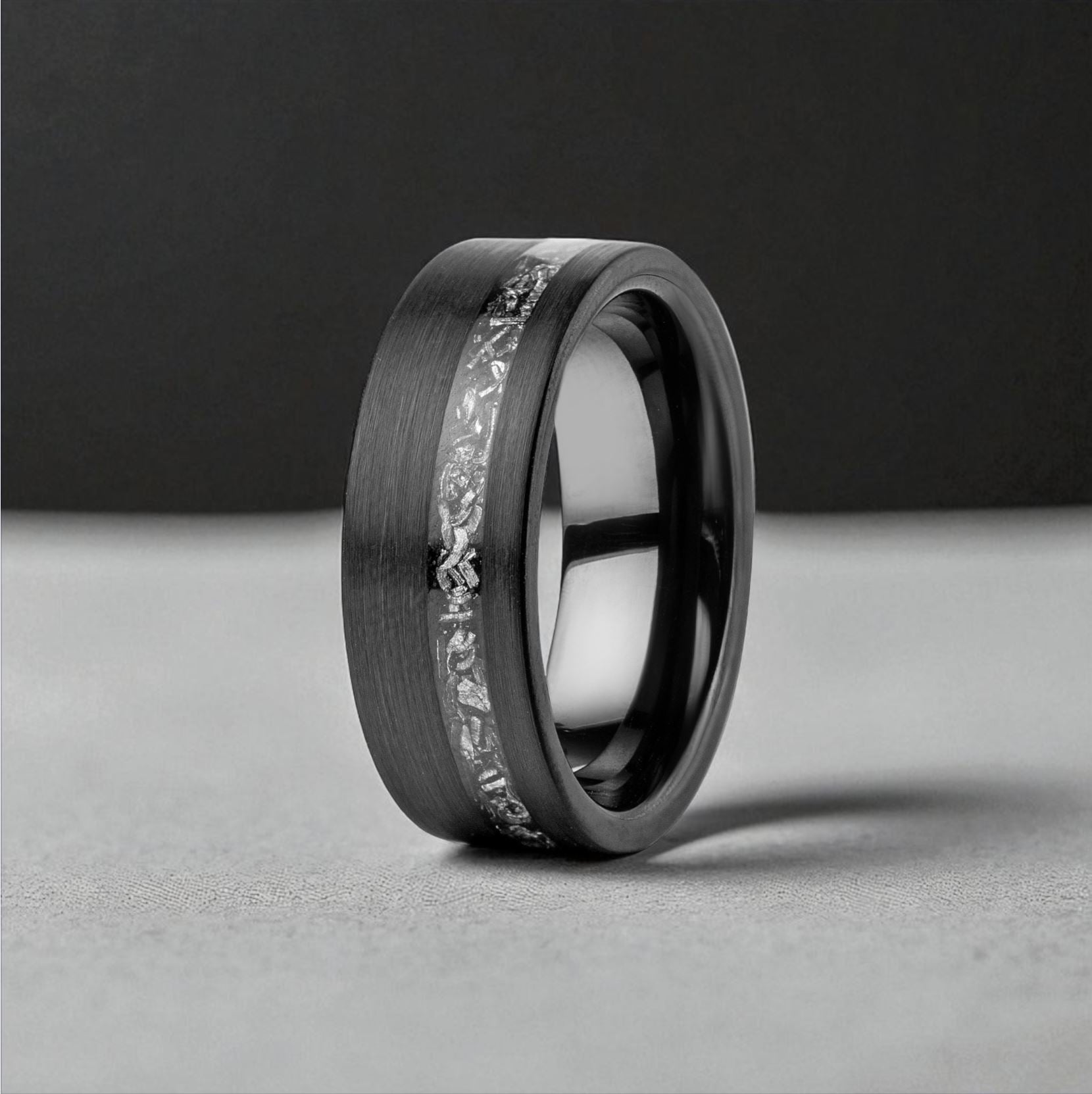 Anel em Aço de Tungsténio