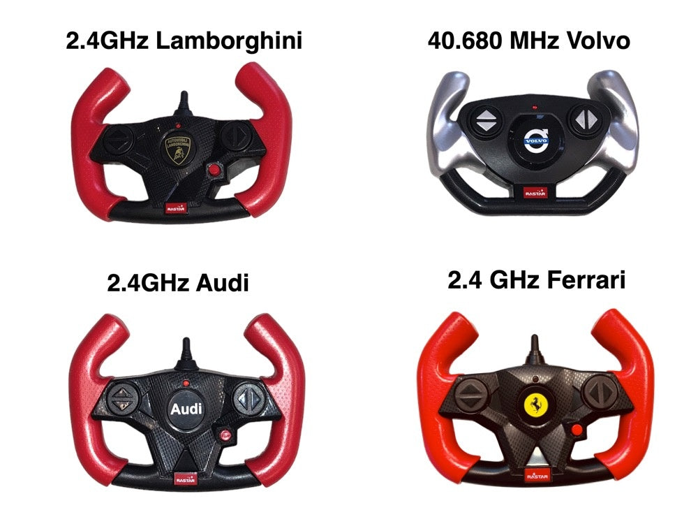 RASTAR 2.4 GHz controller for children's electric cars.