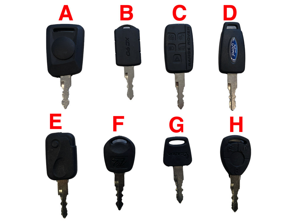 Key for children's electric cars