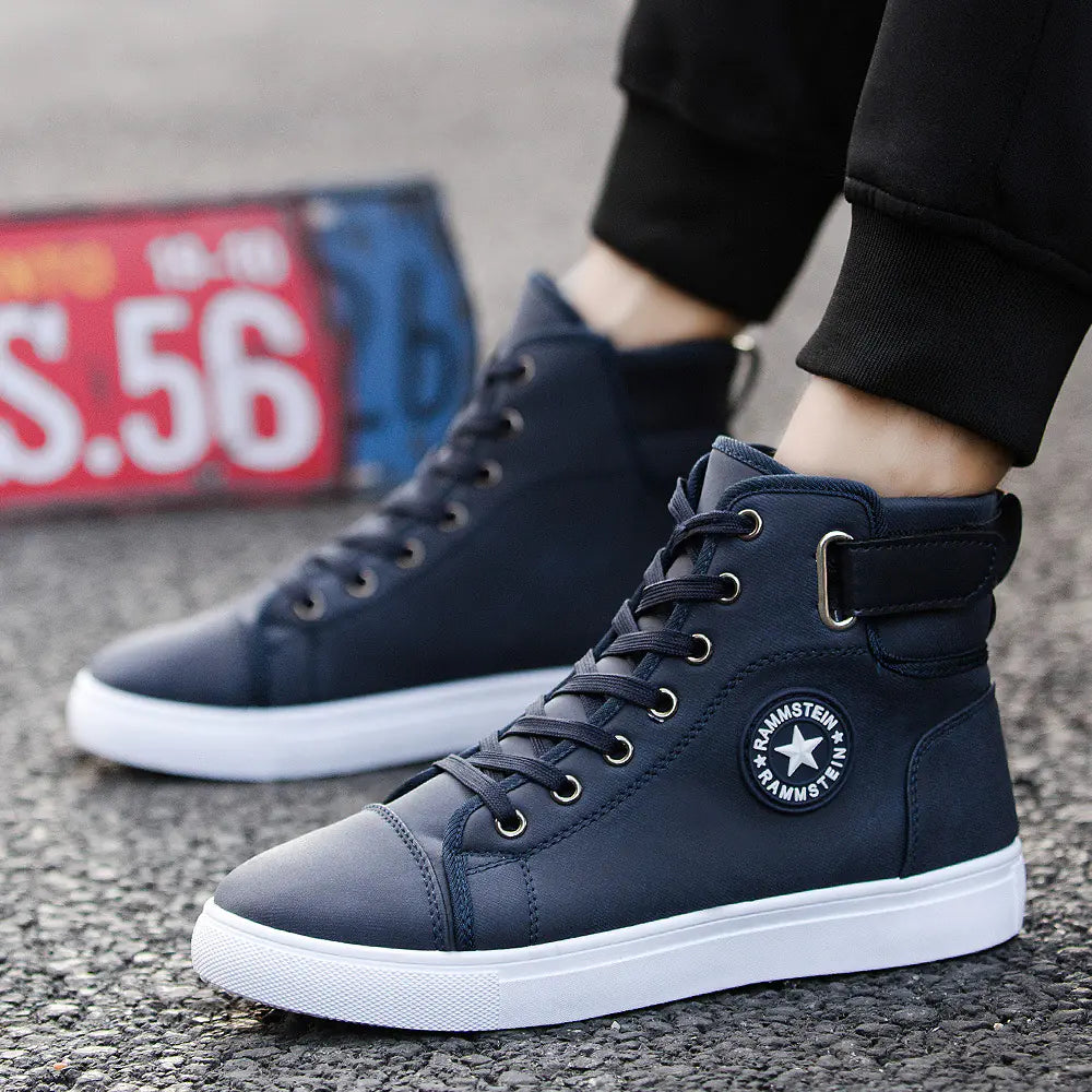 High-Top Sports Style Men's Sneakers