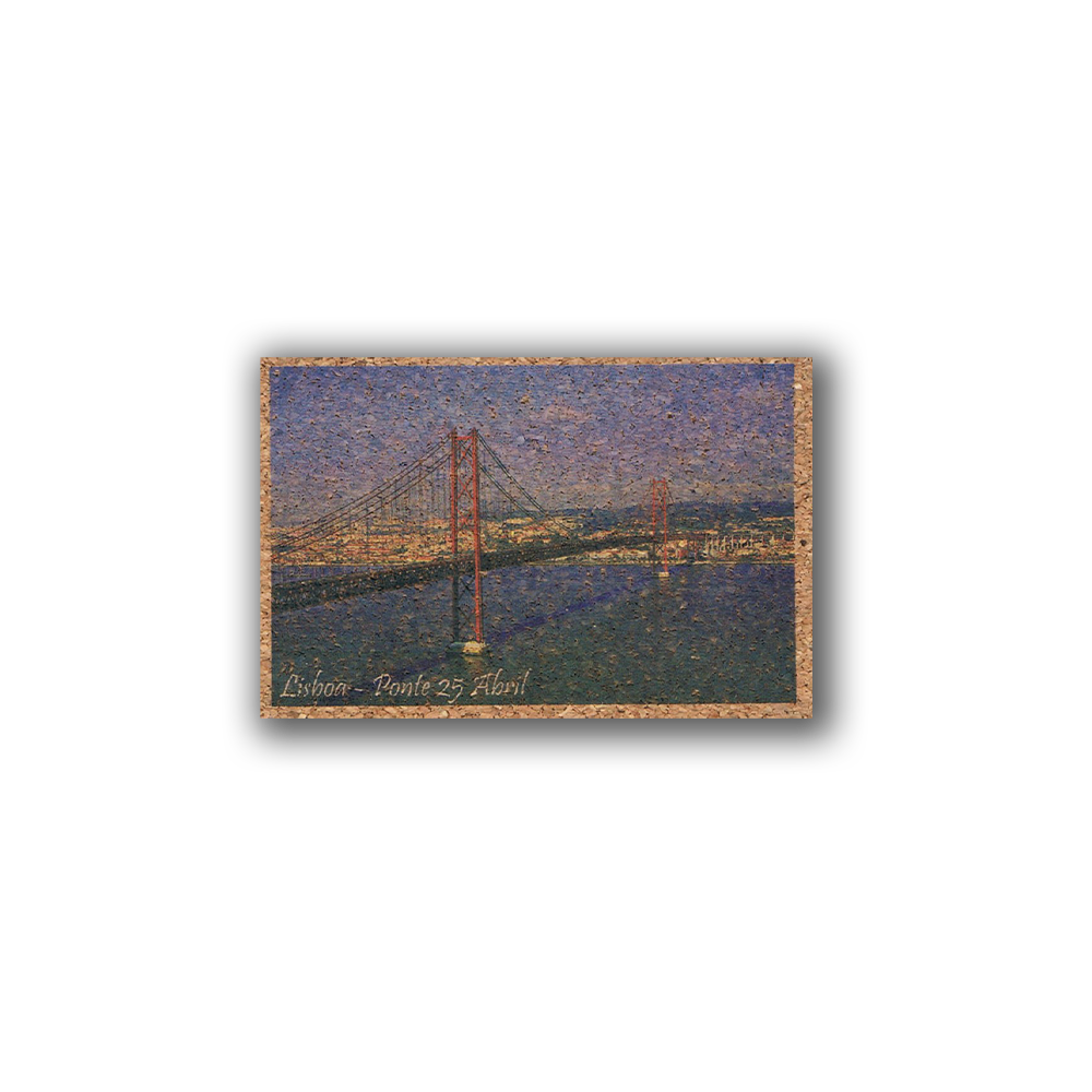 25ht April - Cork Fridge Magnet