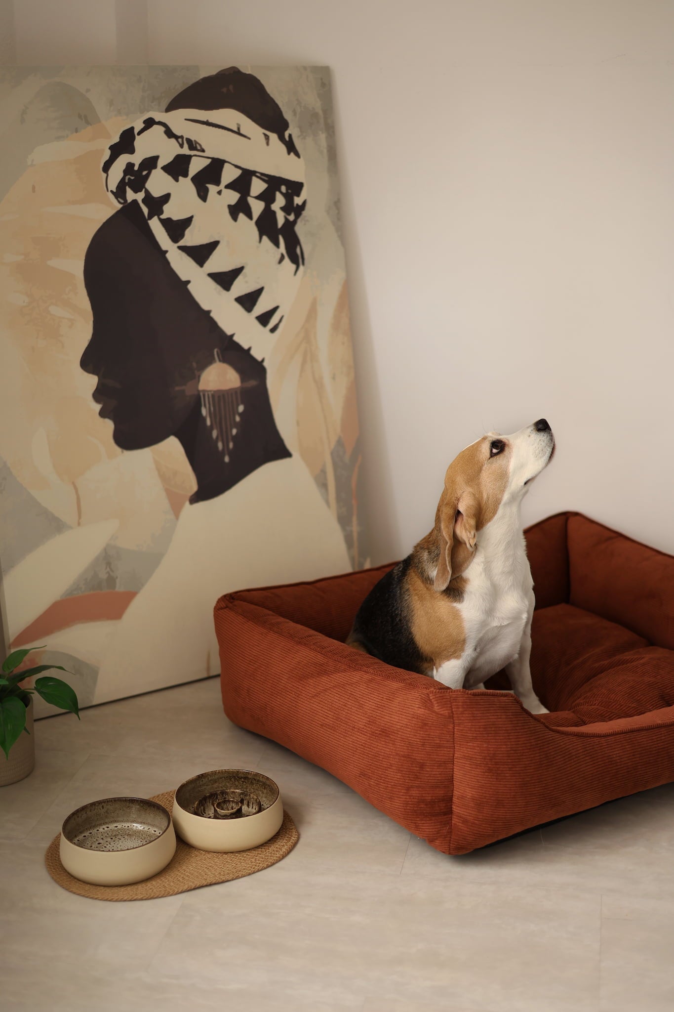 Bolster dog bed CORY by FOFFINY