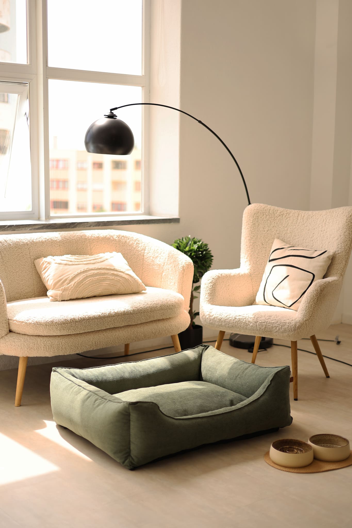 Washable dog bed CORY by FOFFINY