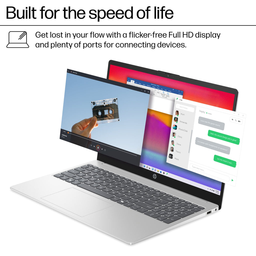 2025 HP Laptop Computer 15.6 Touch 6-Core Intel i3 Upto 64GB RAM 2TB SSD Office