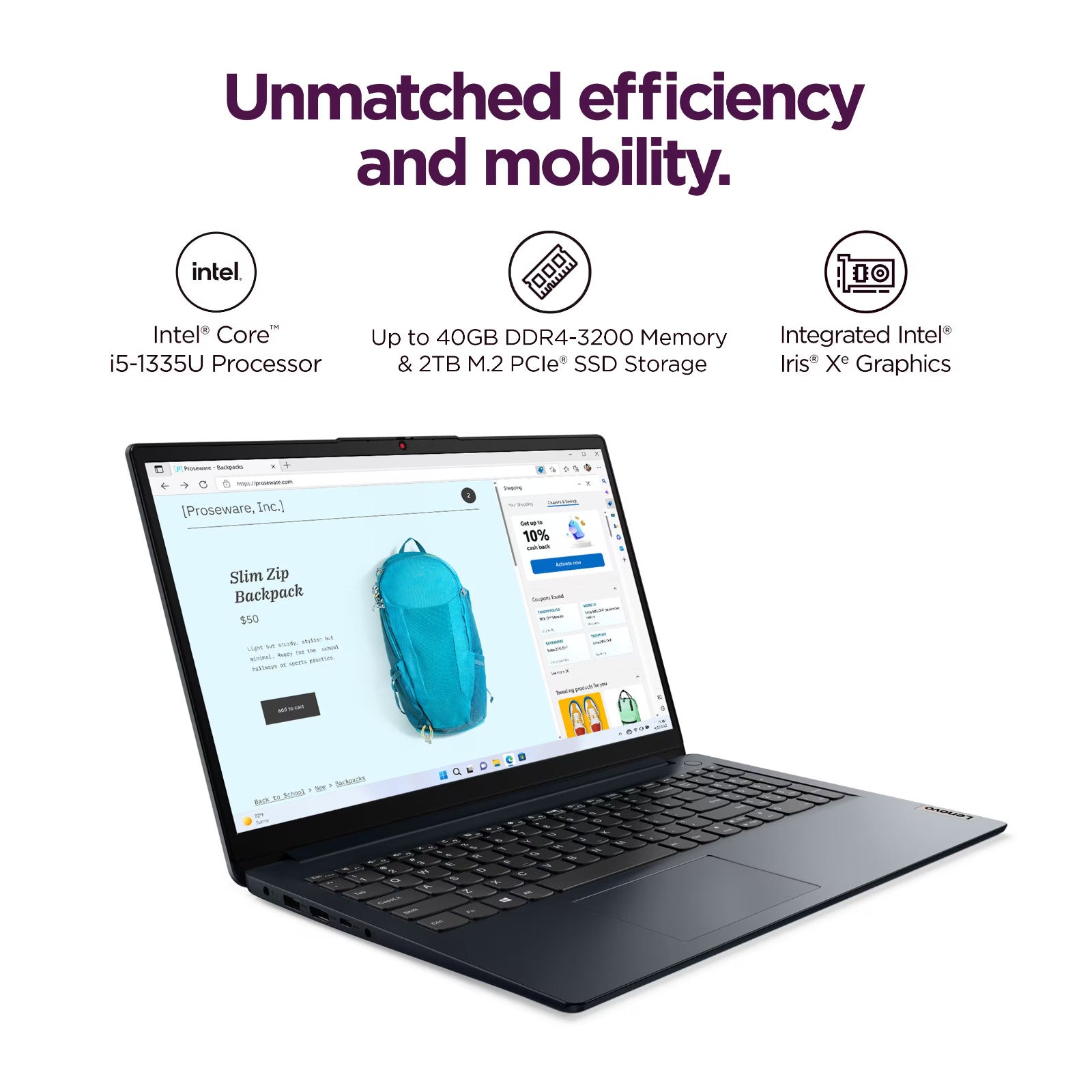 2025 Lenovo IdeaPad Laptop 15.6 Touch 10-Core Intel i5 Upto 40GB RAM 2TB SSD Pro