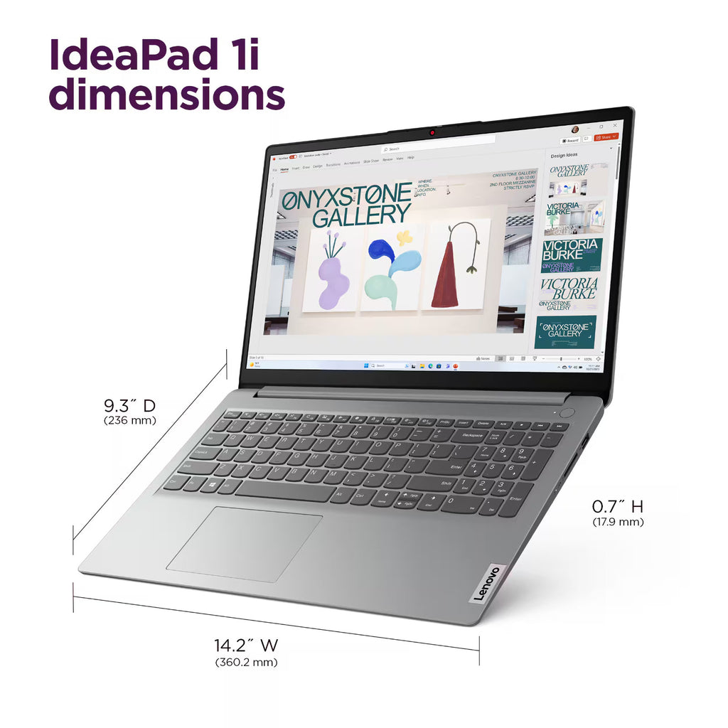 2025 Lenovo IdeaPad Laptop Computer 15.6 Intel Celeron 12GB RAM 256GB SSD MS 365