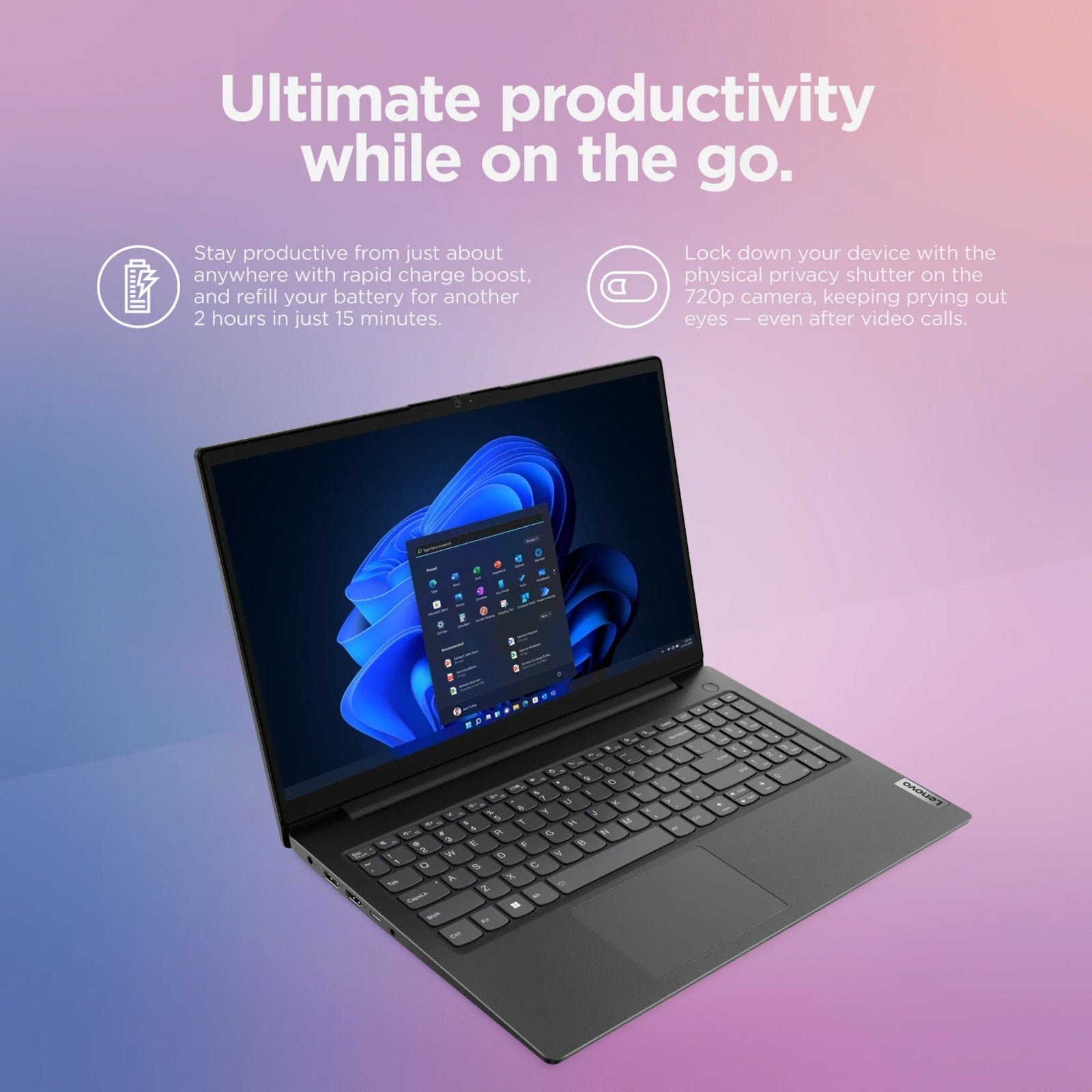 2025 Lenovo V15 Business Laptop Office 15.6" AMD Ryzen 7 24GB RAM 1TB SSD WinPro