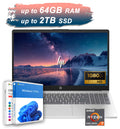 2025 HP Laptop 15.6" Office 2024 8-Core AMD Ryzen 7 Up to 64GB RAM &amp; 2TB SSD Pro 