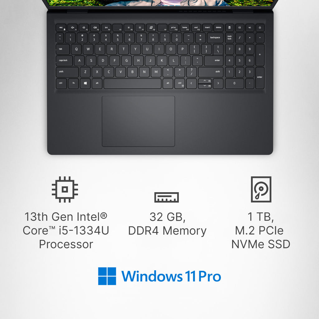2025 Dell Inspiron 15.6" Laptop 13th Gen Intel i5 32GB RAM 1TB SSD Pro Office