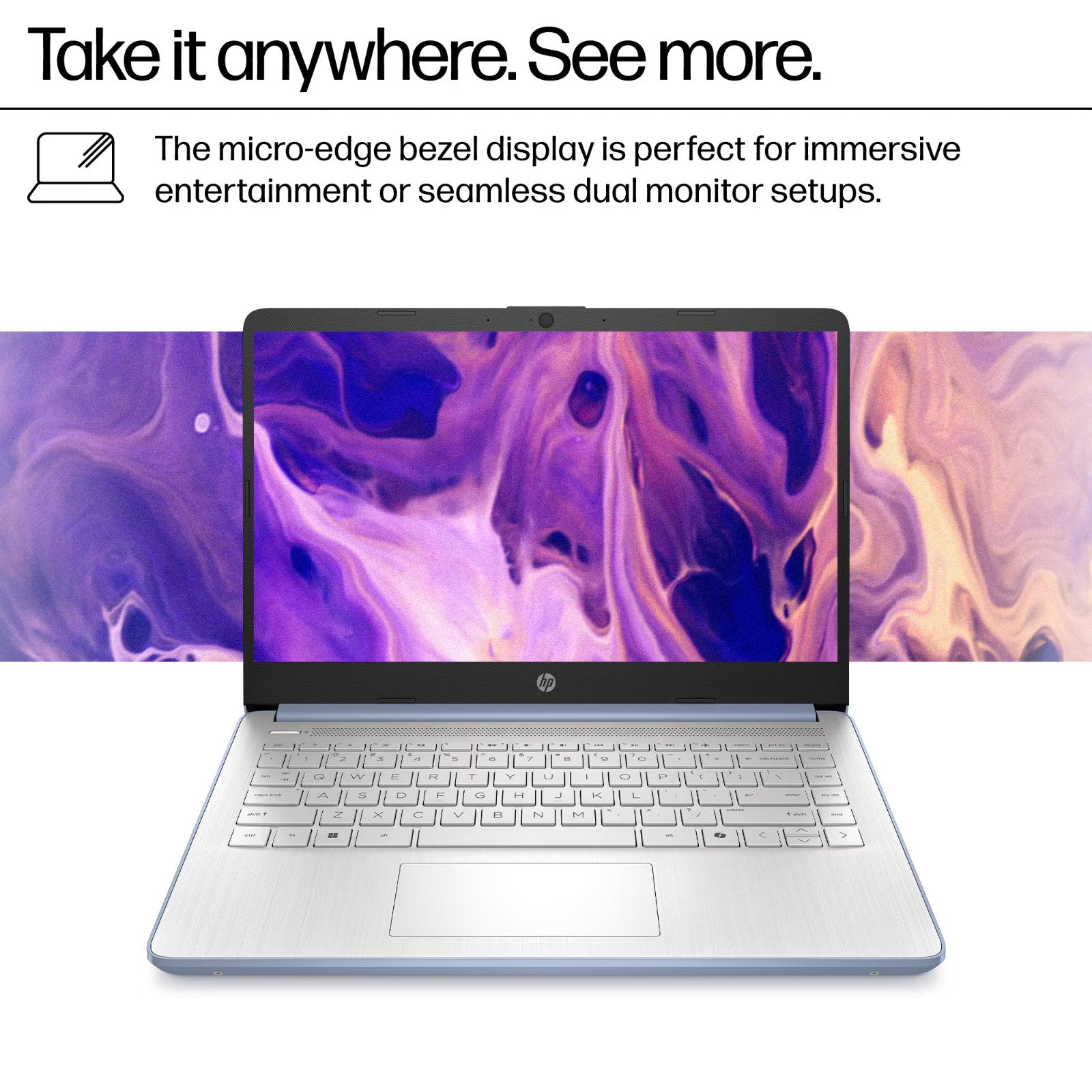 2025 HP Laptop Computer 14 Quad-Core Intel Processor 16GB RAM 628GB Storage