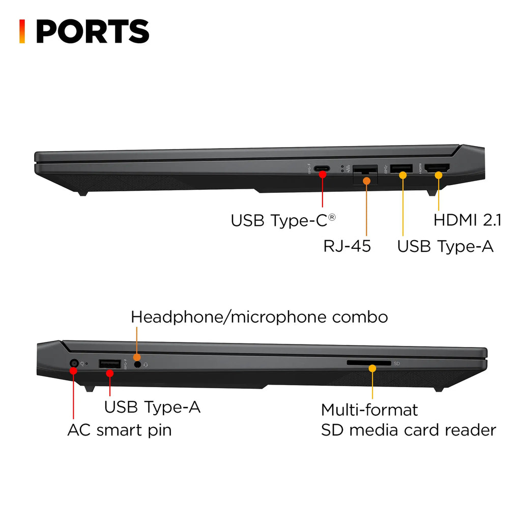 🔥 HP Victus 15.6" Gaming Laptop AMD Ryzen5/8GB/512GB/Radeon RX6550M Gaming 15-fb2063dx 