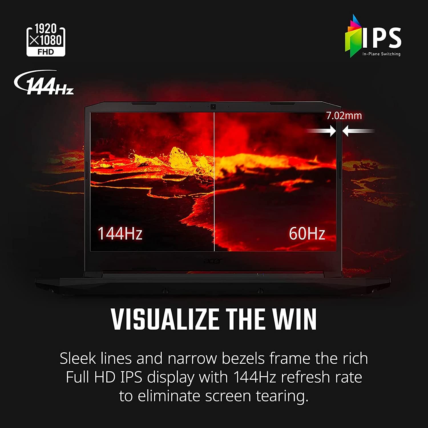 🎁NEW Acer Nitro 5 15.6 FHD Intel i5-10300H/8G/256G RTX3050 Gaming Laptop+Sleeve