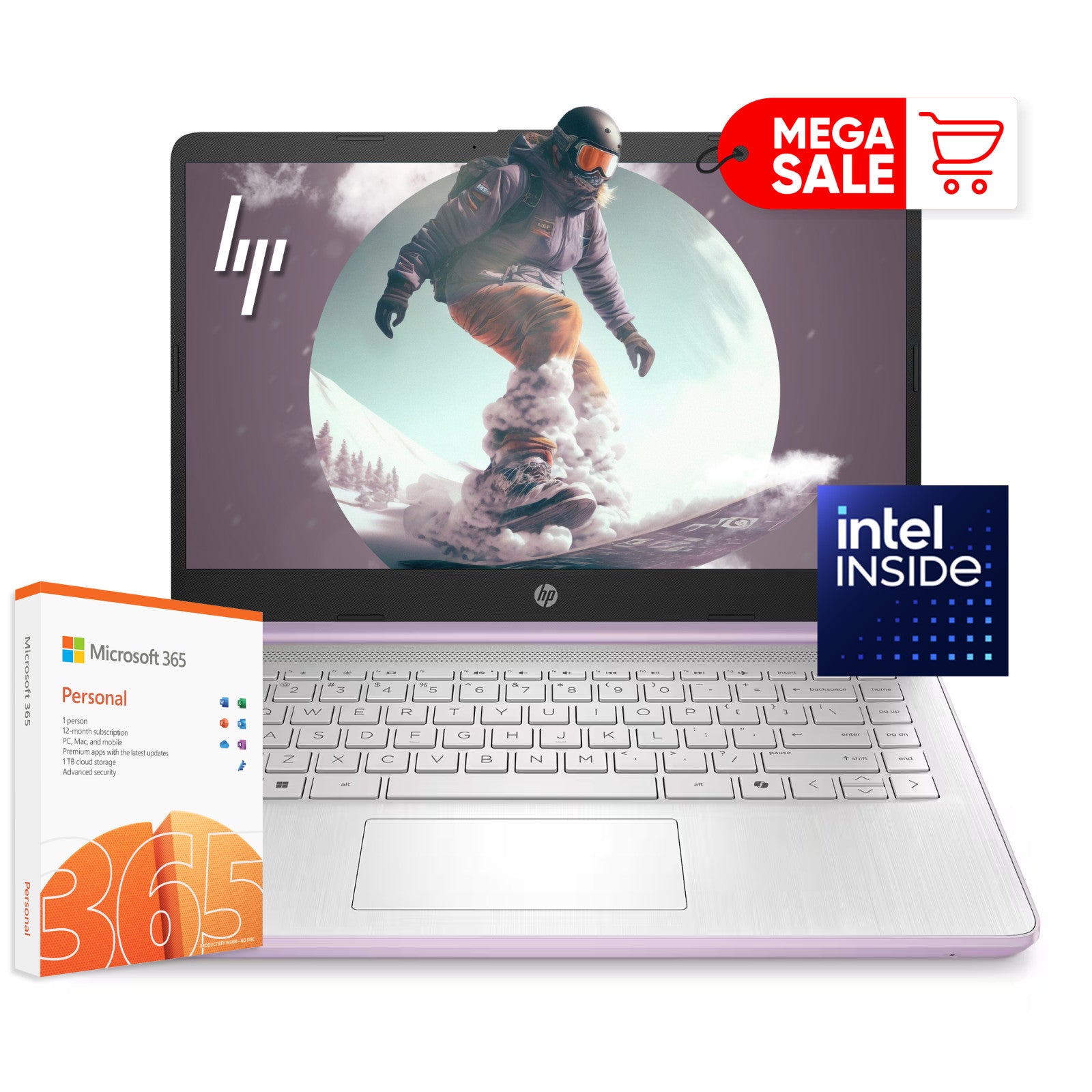 2025 Newest HP Laptop 14" Quad-Core Intel Processor Up to 16GB RAM 384GB Storage