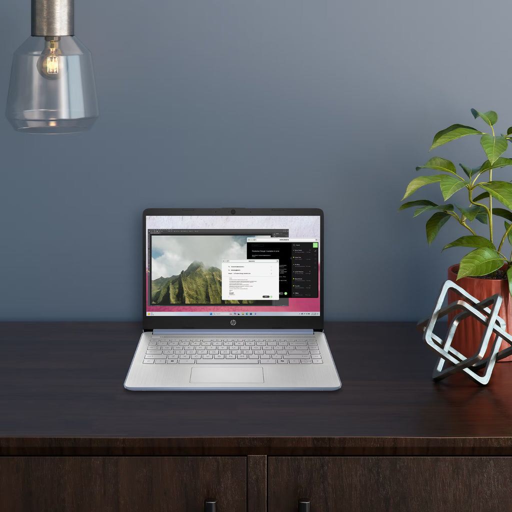 2025 HP Laptop Computer 14" 4-Core Intel CPU 16GB RAM 628GB Storage Office Pro