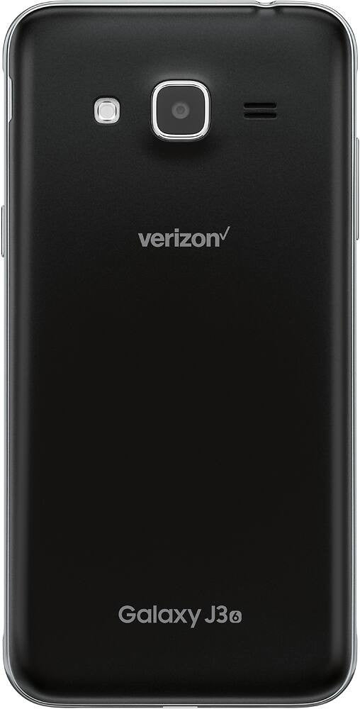 Verizon Locked Samsung Galaxy J3 4G LTE 8GB 5.0" Black Android Smartphone - Open