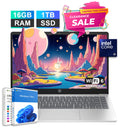 2025 HP Laptop Computer 14" 8-Core Intel i3 Upto 3.80 GHz 16GB RAM 1TB SSD Pro