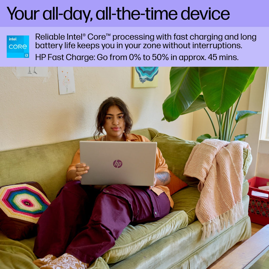 Portátil HP 2025 de 15,6" FHD, Intel i3 de 8 núcleos, 32 GB de RAM, SSD de 1 TB, Office 2024 