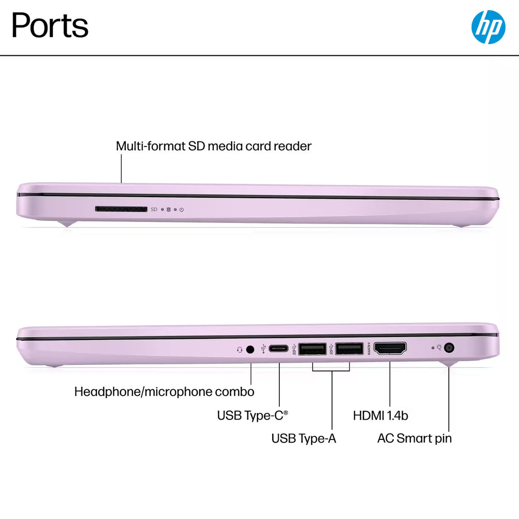2025 HP Laptop Computer 14 Quad-Core Intel Processor 16GB RAM 628GB Storage