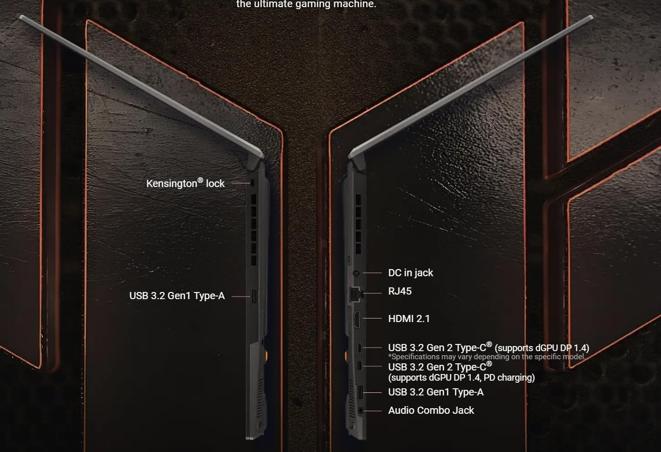 2025 ASUS TUF Gaming Laptop Ryzen 7 RTX 4050 Upto 64GB RAM 2TB SSD Office Pro