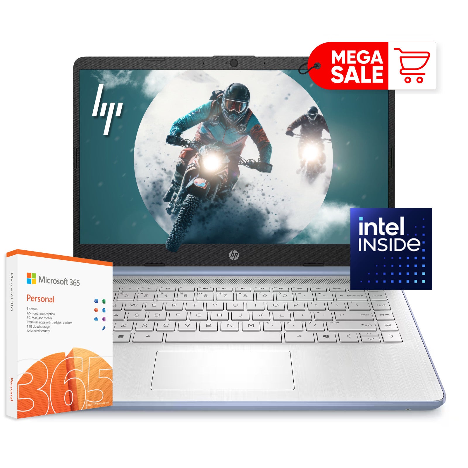 2025 Newest HP Laptop 14" Quad-Core Intel Processor Up to 16GB RAM 384GB Storage