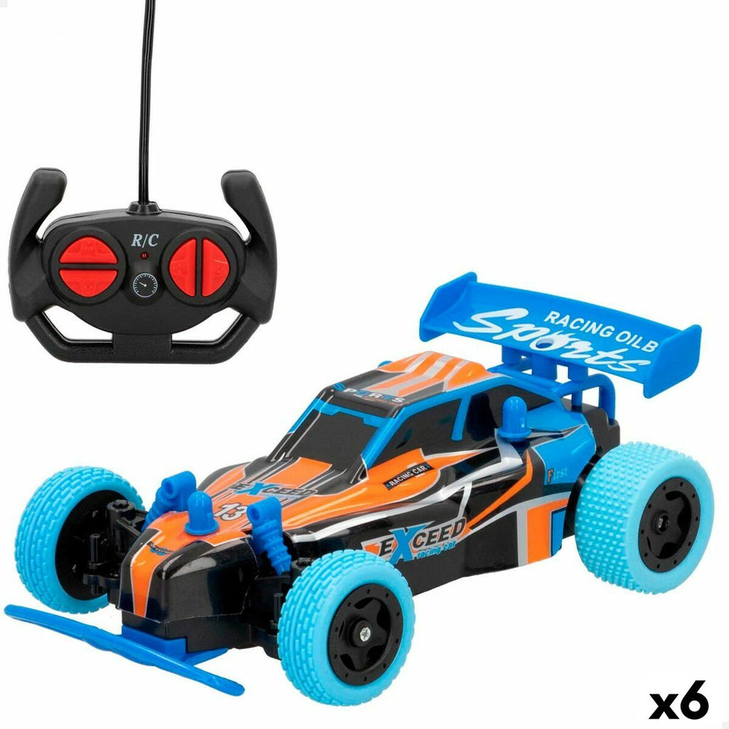 Radio Controlled Speed ​​&amp; Go Car 1:20 19 x 6.5 x 11 cm (6 Units)