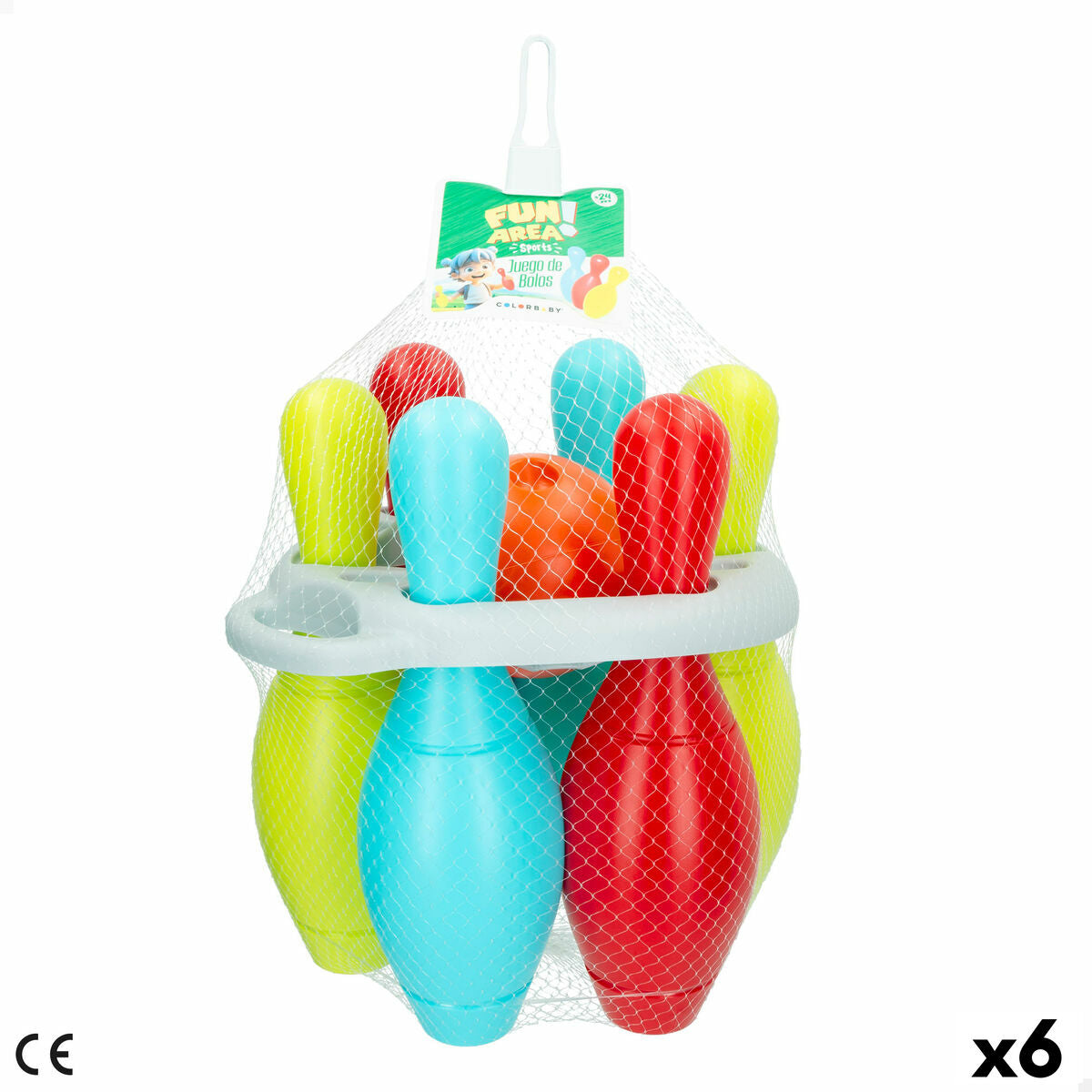 Set de objetivos Colorbaby 8,5 x 27 x 8,5 cm (6 unidades)