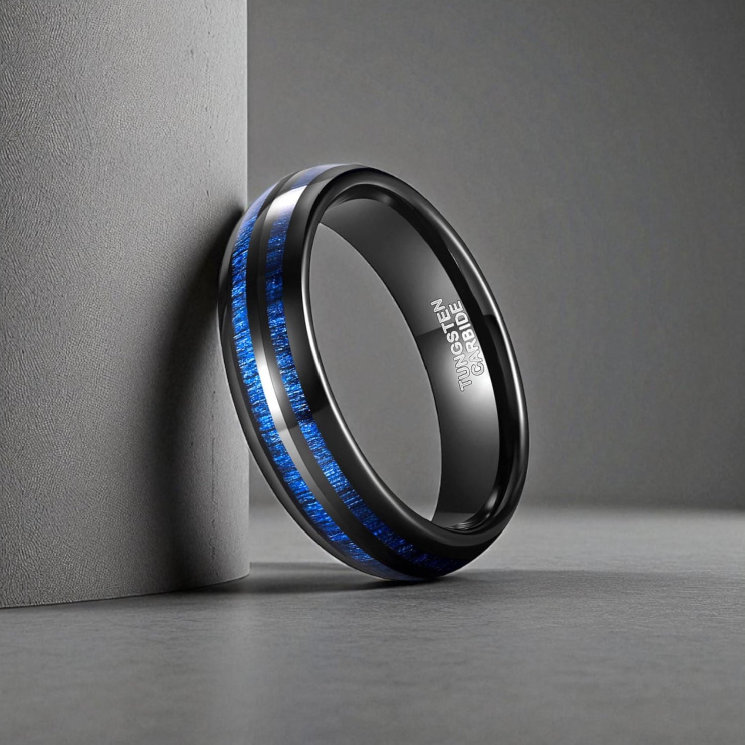 Anel em Aço de Tungsténio