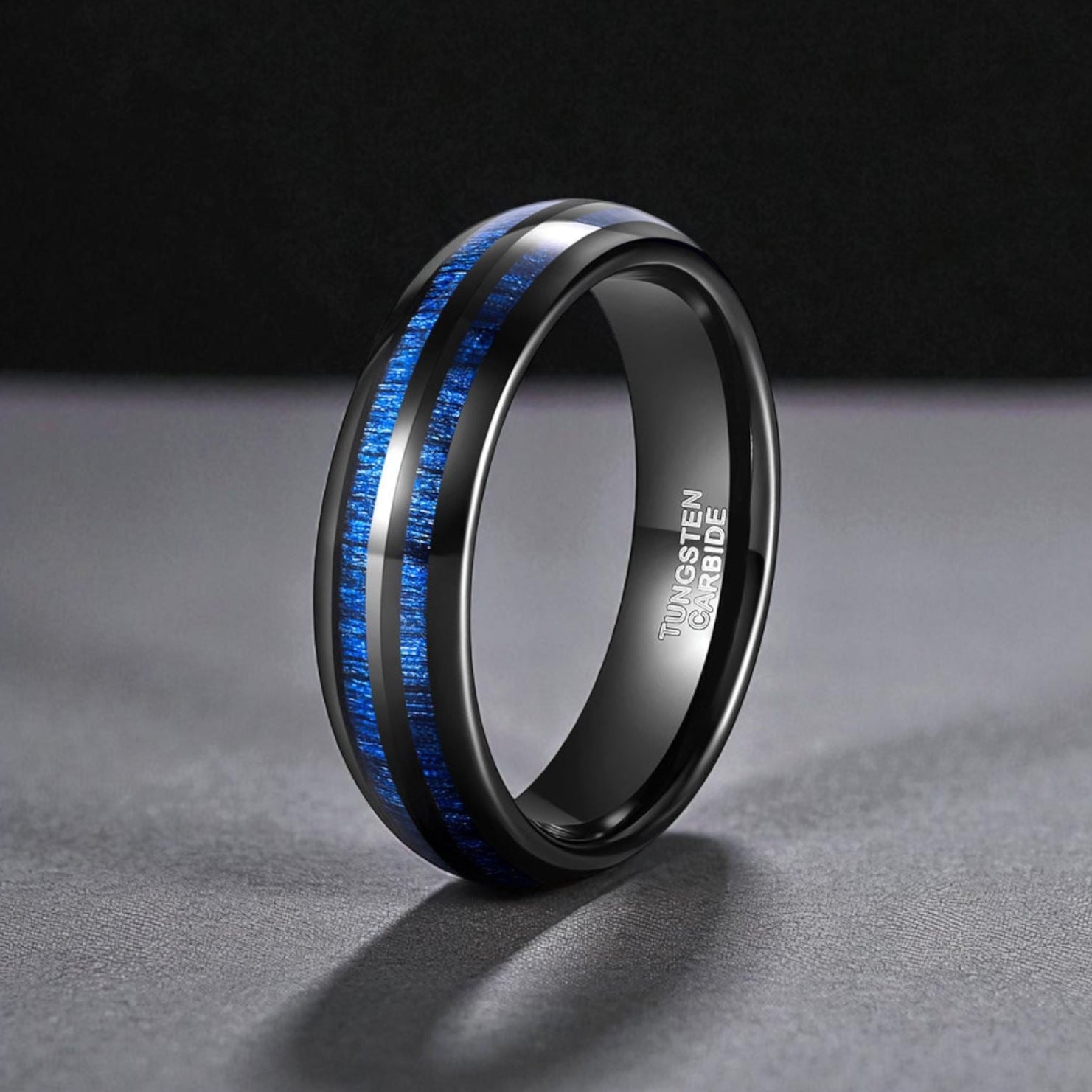 Anel em Aço de Tungsténio