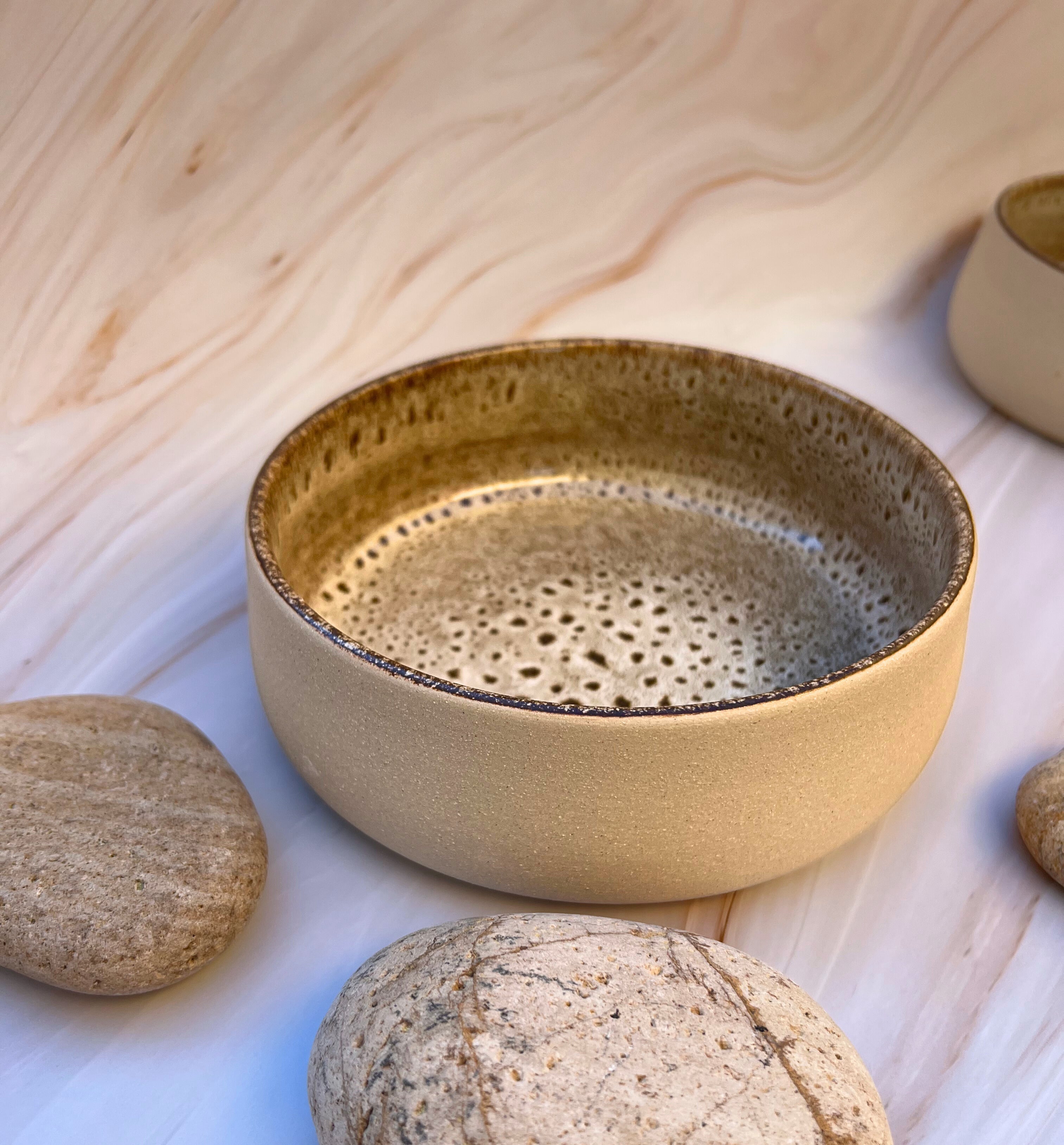 Ceramic Pet Water Bowl "Terra"