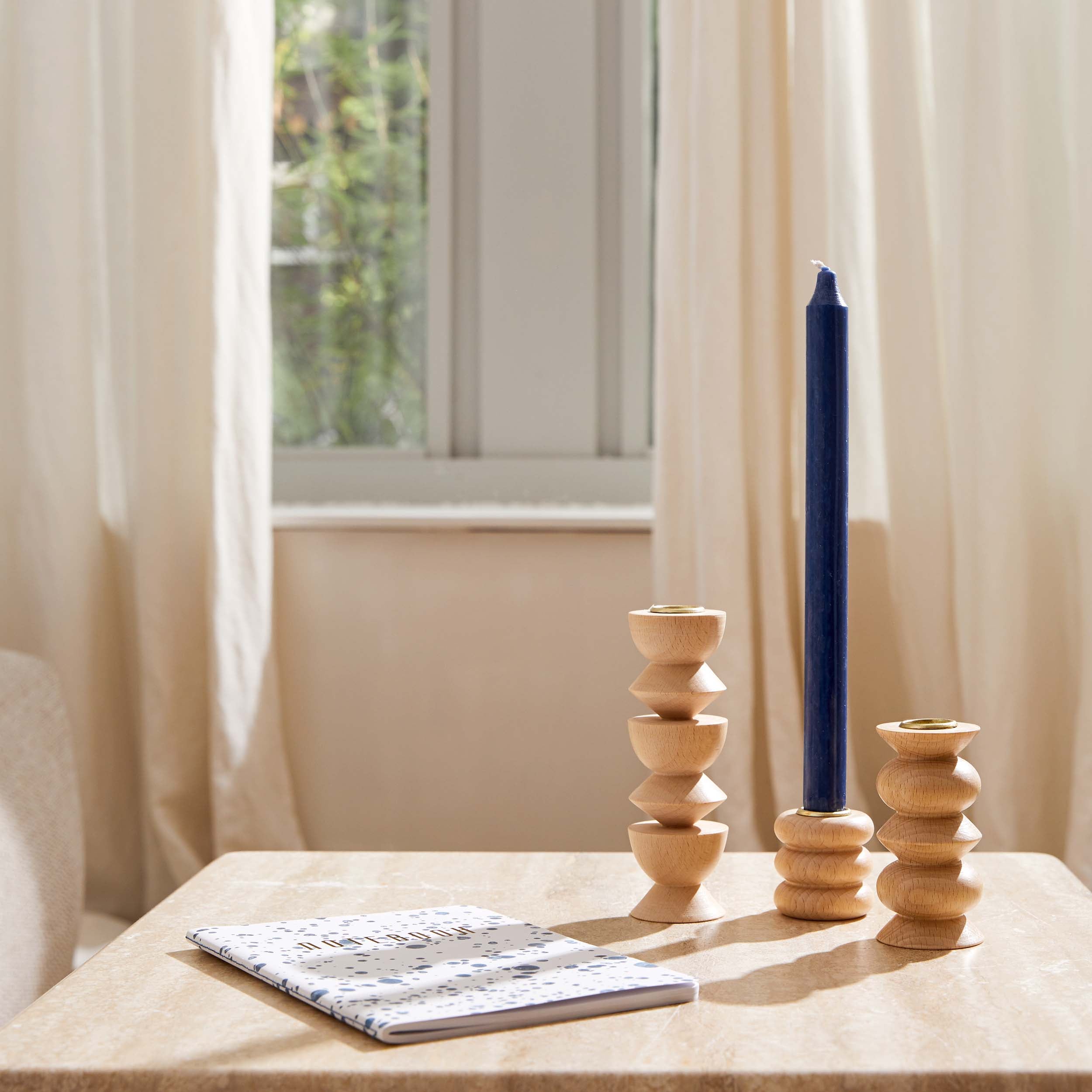 Totem Wooden Candle Holder - Tall Nº 3